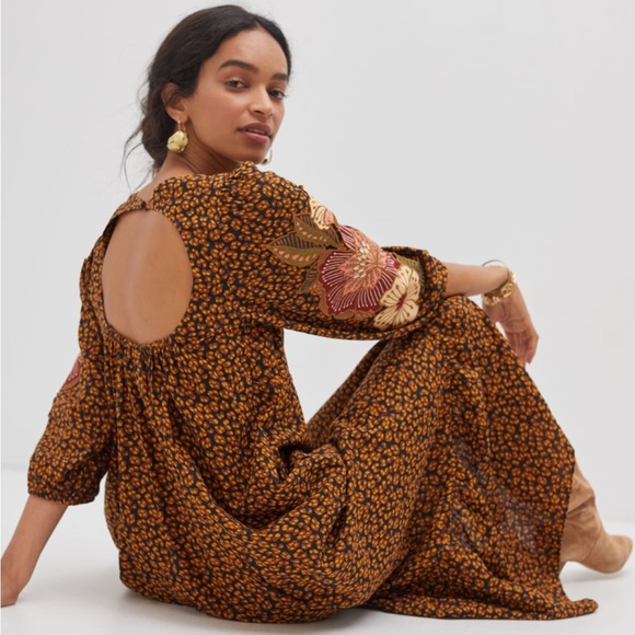 Farm Rio Embroidered Maxi Dress - Picture 3 of 11